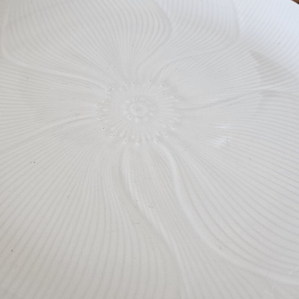 4 Mikasa Magnolia Salad Plate 8.5" white flower emboss Spring Line Larry Laslo - Picture 7 of 9
